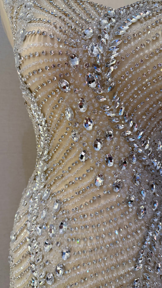 Calvéra Unstitched Dress | Elegant, High - End, and Unstitched - TumaCouture