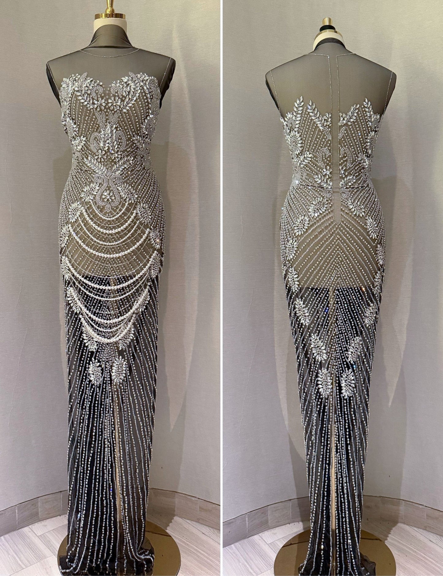 Nymara Elegant Unstitched Dress – Exclusive Fabric - TumaCouture