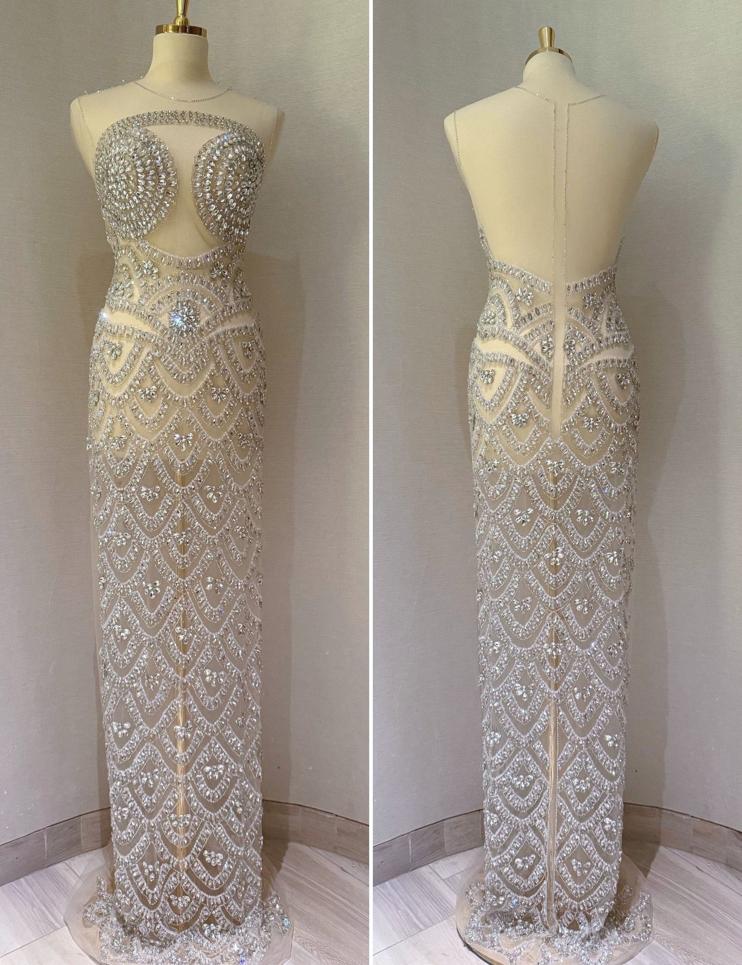 Tushéé Luxury Unstitched Dress - TumaCouture