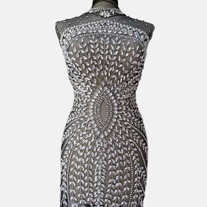 Virelia Exclusive Short Dress – Luxury Fashion Fabric Unstitched Dress