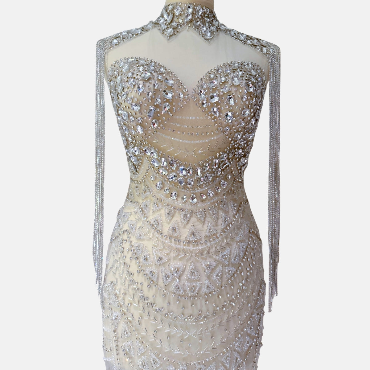 Edalisse Sleeveless Luxury Unstitched Dress | High-Quality