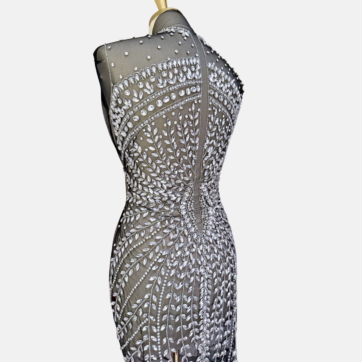 Virelia Exclusive Short Dress – Luxury Fashion Fabric Unstitched Dress