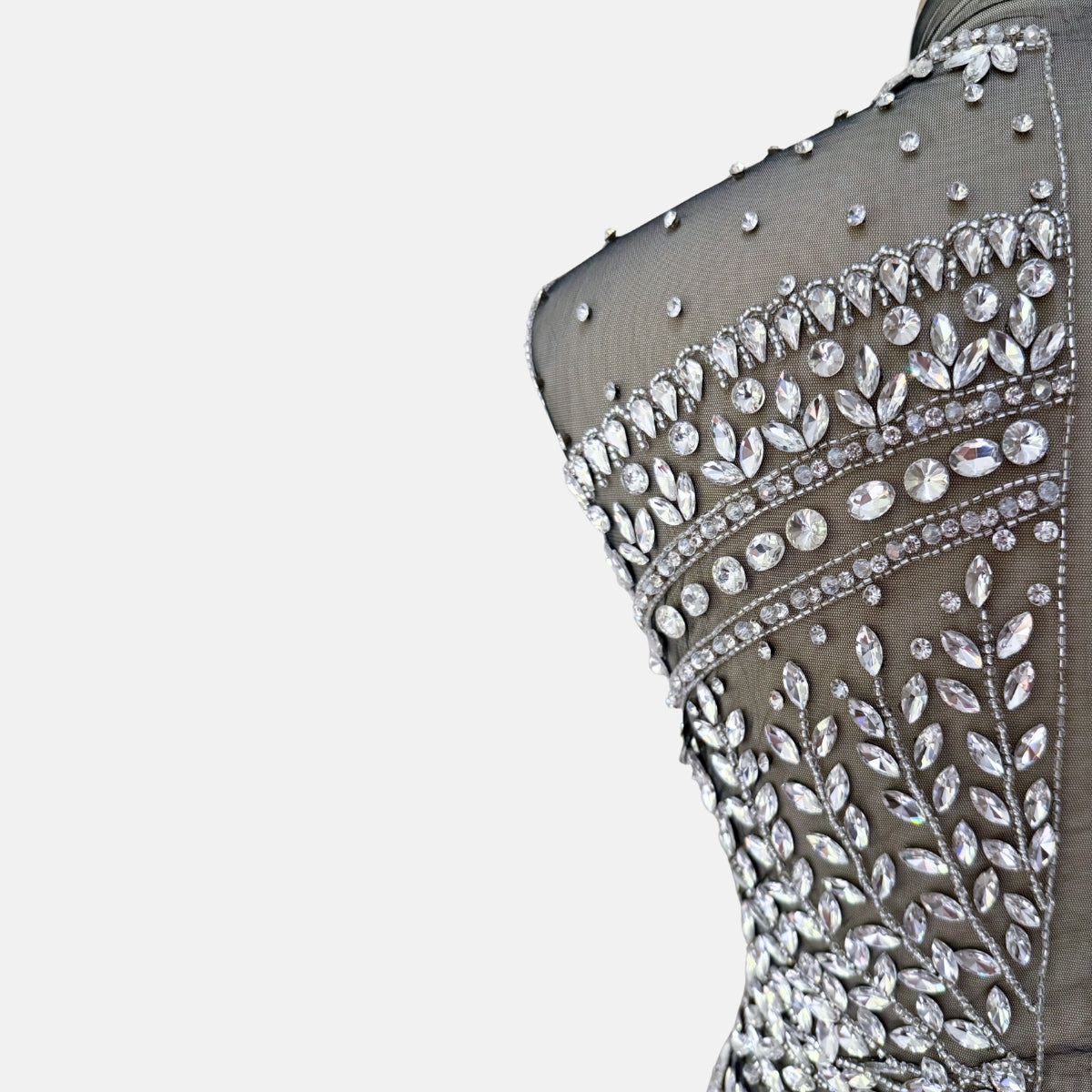 Virelia Exclusive Short Dress – Luxury Fashion Fabric Unstitched Dress