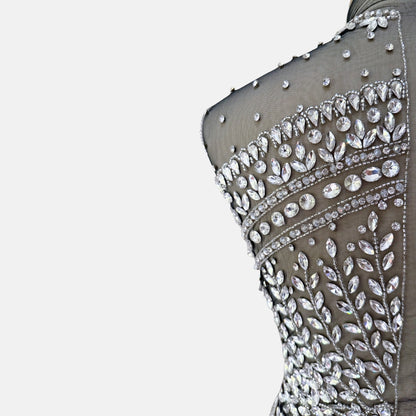 Virelia Exclusive Short Dress – Luxury Fashion Fabric Unstitched Dress