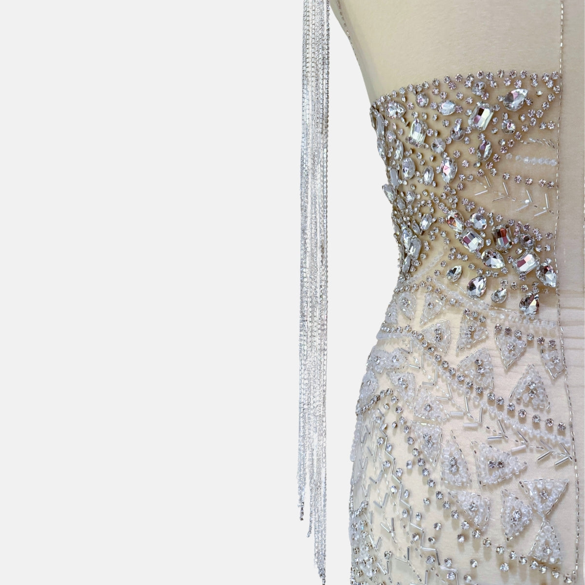 Edalisse Sleeveless Luxury Unstitched Dress | High-Quality