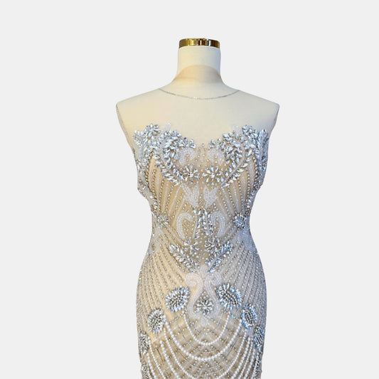 Adoria Luxury Unstitched Dress TumaCouture