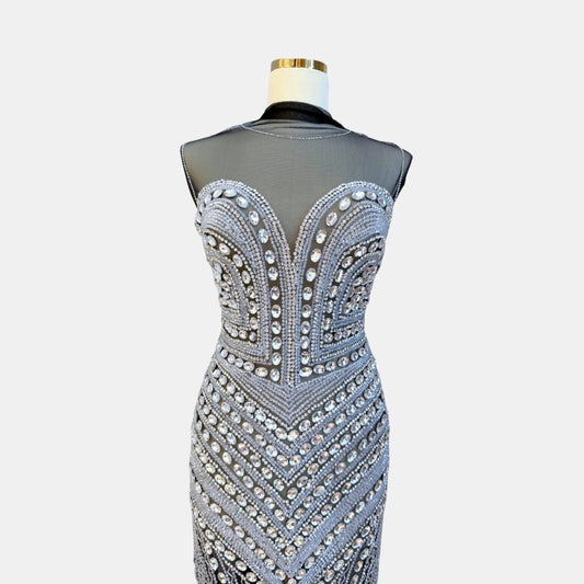 Roselle Luxury Unstitched Dress TumaCouture
