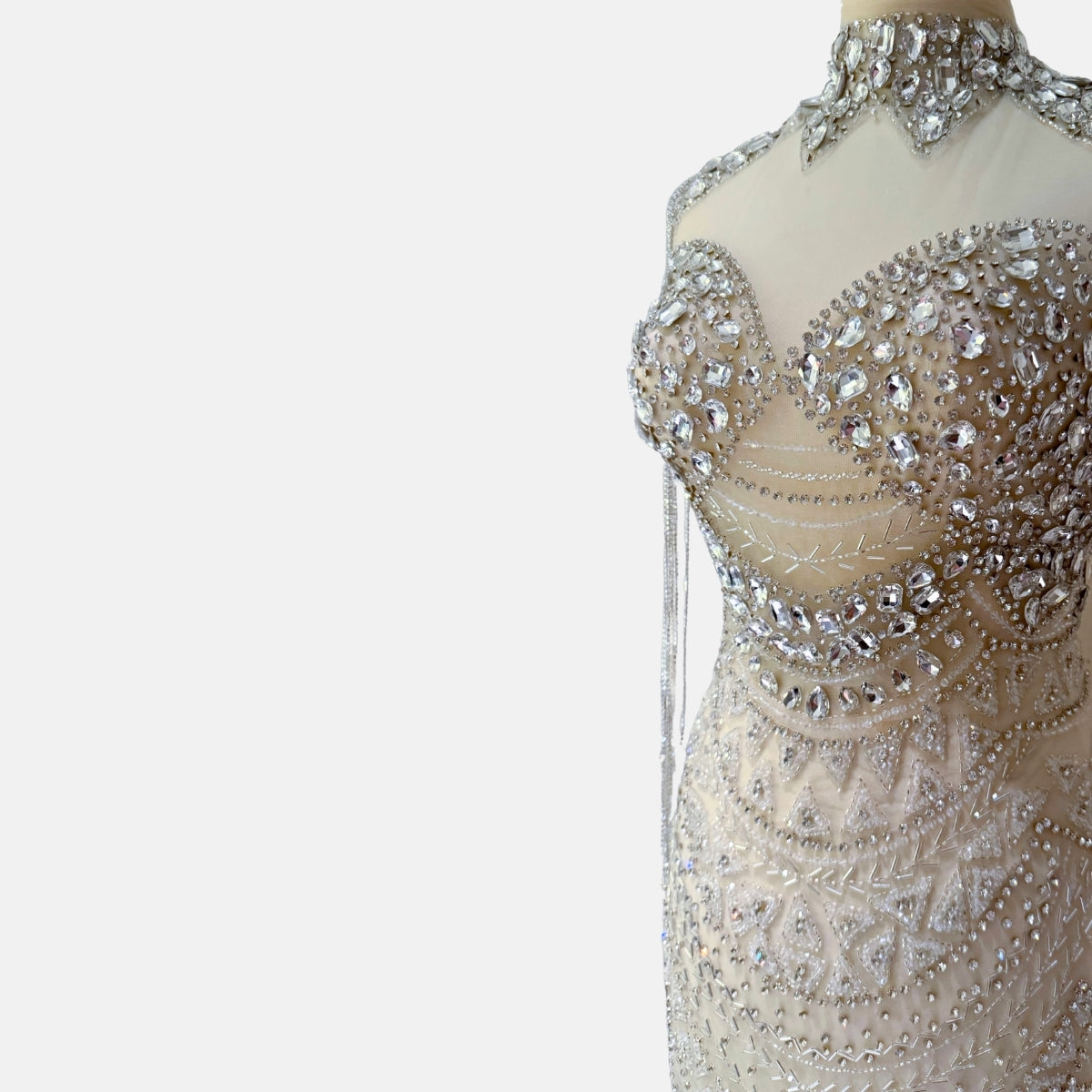 Edalisse Sleeveless Luxury Unstitched Dress | High-Quality