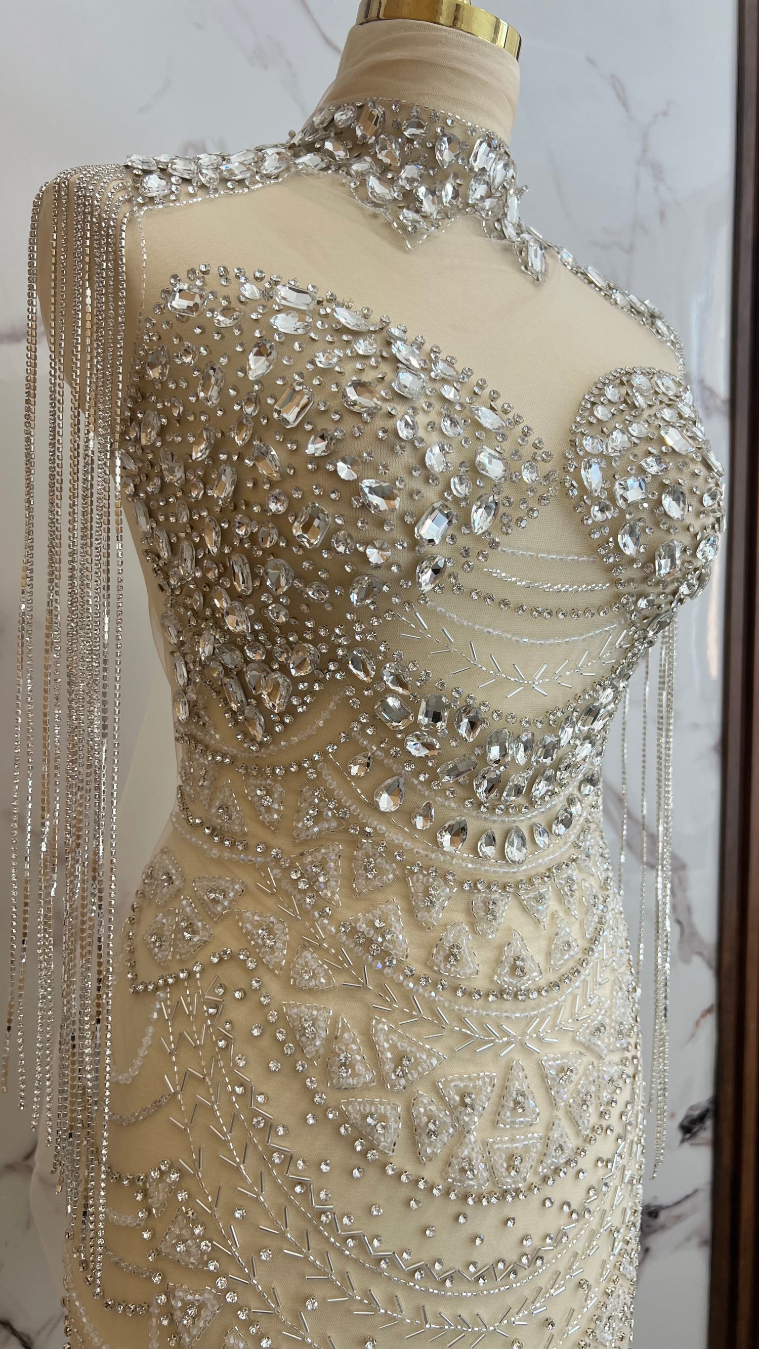 Edalisse Sleeveless Luxury Unstitched Dress | High-Quality TumaCouture