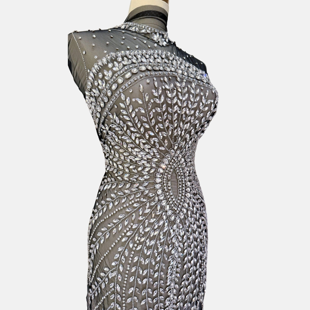 Virelia Exclusive Short Dress – Luxury Fashion Fabric Unstitched Dress