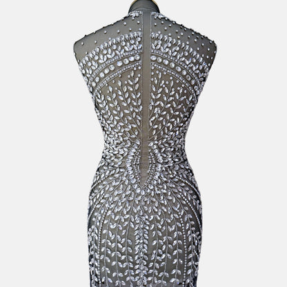 Virelia Exclusive Short Dress – Luxury Fashion Fabric Unstitched Dress