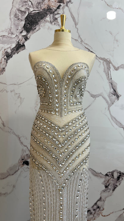 Lunessia Unstitched Dress – Premium Fabric & Elegant Look TumaCouture