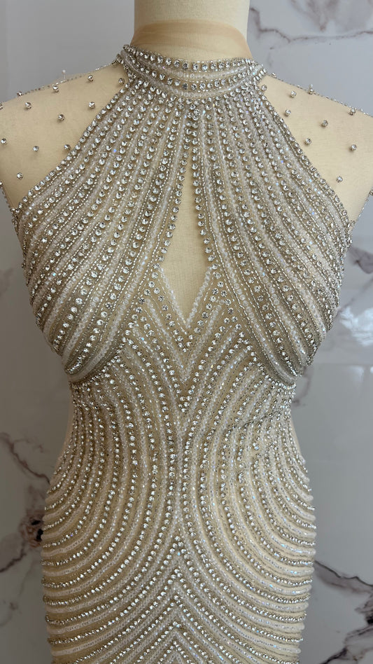 Dravène Dress – Premium Unstitched Luxury TumaCouture