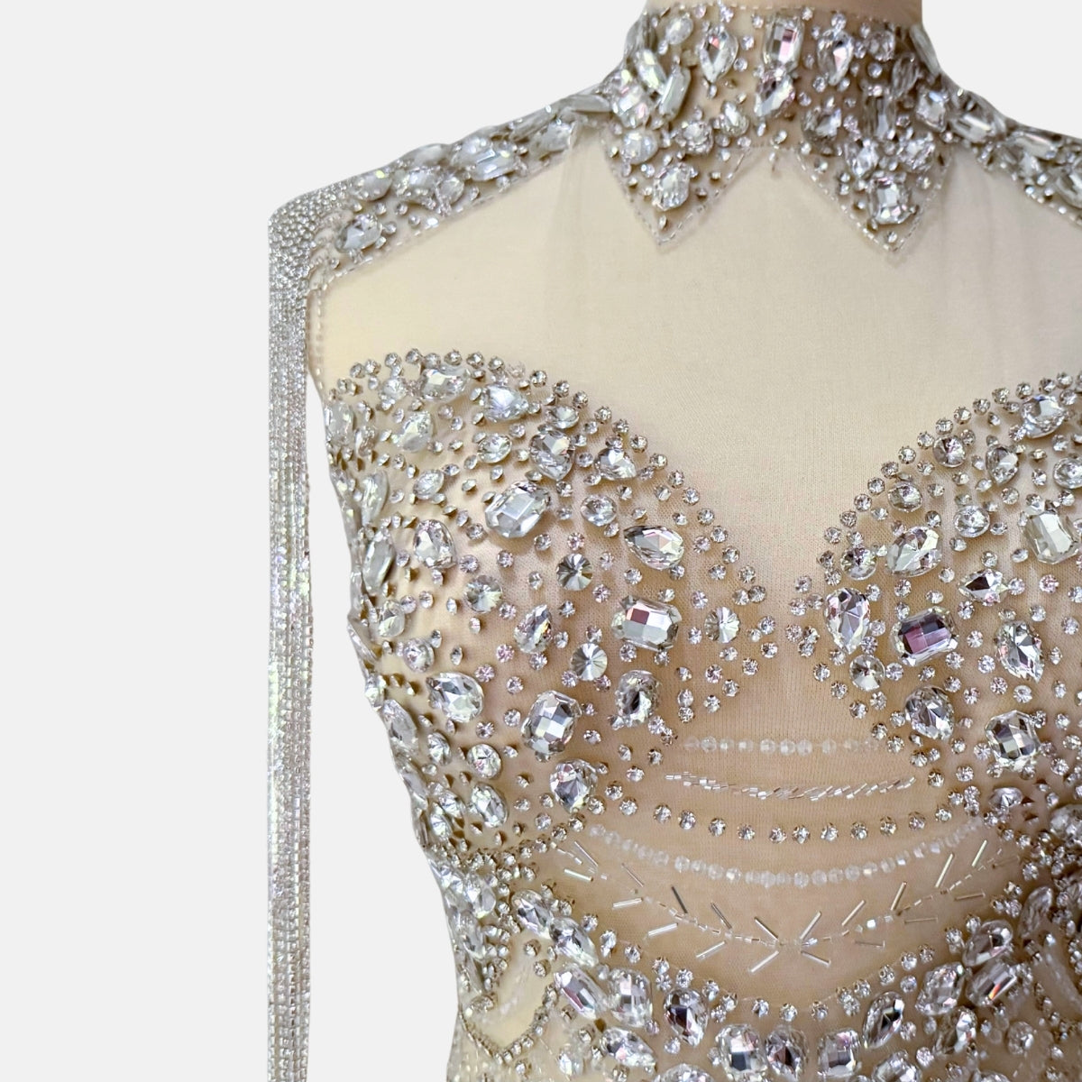 Edalisse Sleeveless Luxury Unstitched Dress | High-Quality