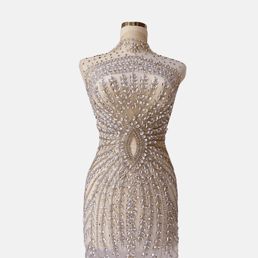 Maelis Luxury Short Unstitched Dress | Elegant for Every Occasion