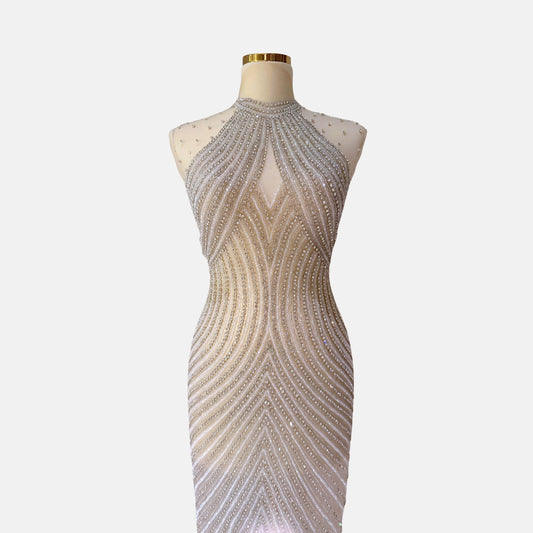 Dravène Dress – Premium Unstitched Luxury TumaCouture