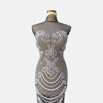Nymara Elegant Unstitched Dress – Exclusive Fabric TumaCouture