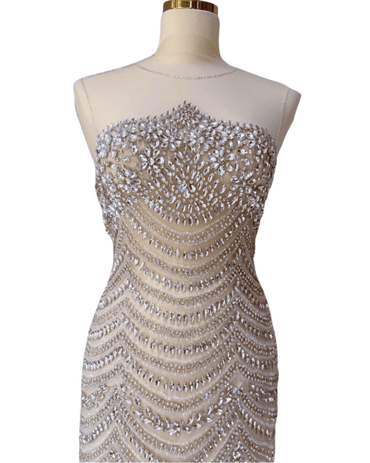 Elora Luxury Unstitched Dress - Elegant Design - TumaCouture