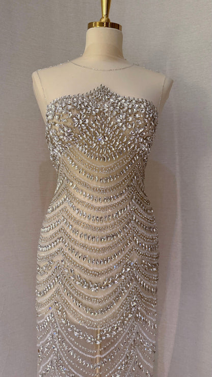 Elora Luxury Unstitched Dress - Elegant Design - TumaCouture