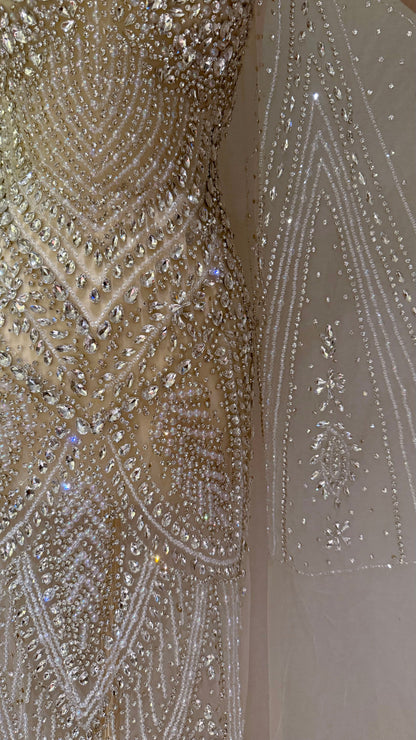 Louise Luxury Unstitched Dress - TumaCouture