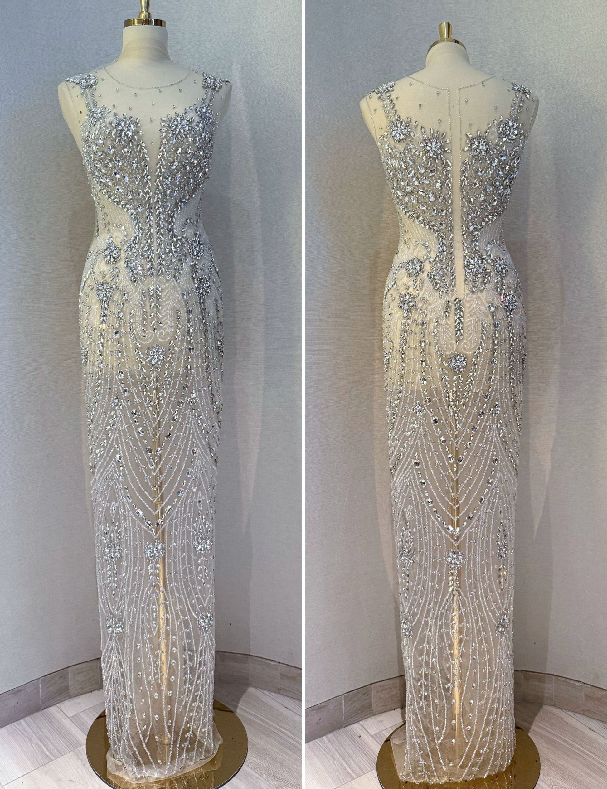 Morienne Dress – Elegant Luxury in Unstitched Form - TumaCouture