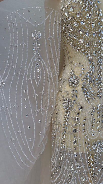 Morienne Dress – Elegant Luxury in Unstitched Form - TumaCouture