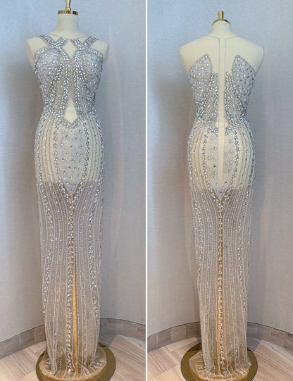 Nëla Luxury Unstitched Dress - TumaCouture