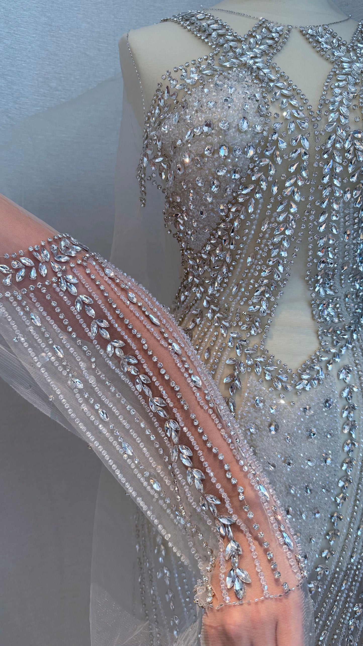 Nëla Luxury Unstitched Dress - TumaCouture