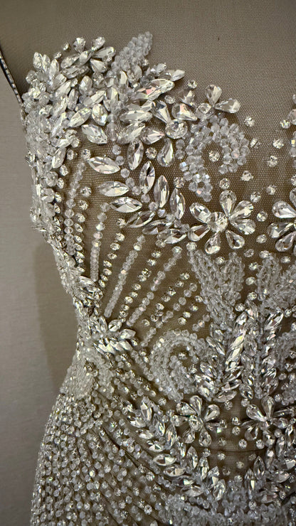 Nymara Elegant Unstitched Dress – Exclusive Fabric - TumaCouture