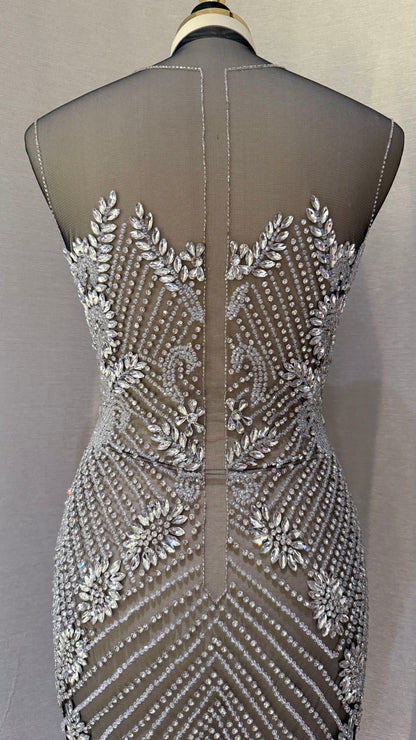 Nymara Elegant Unstitched Dress – Exclusive Fabric - TumaCouture
