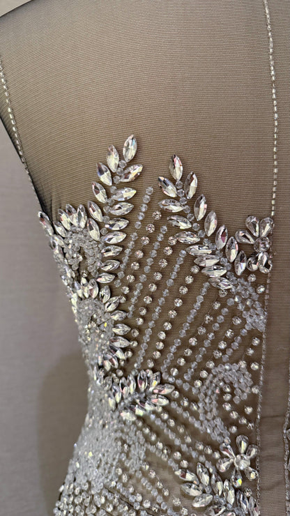 Nymara Elegant Unstitched Dress – Exclusive Fabric - TumaCouture