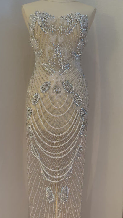 Adoria Luxury Unstitched Dress