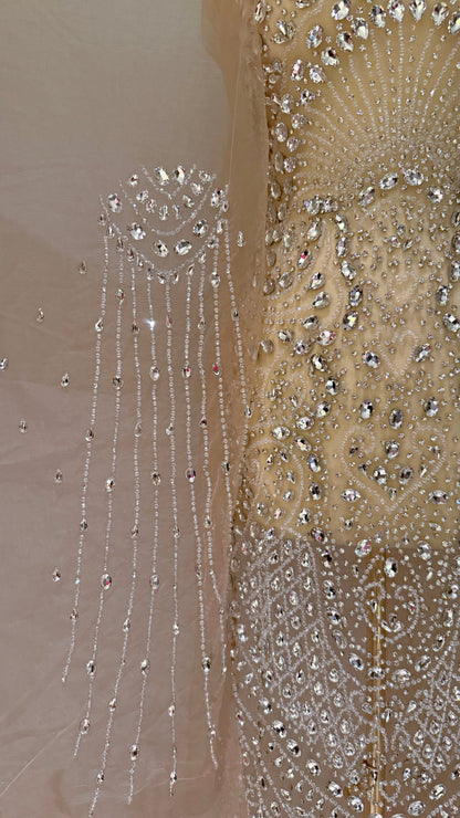 Thélysse Luxury Unstitched Dress - TumaCouture