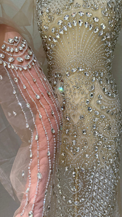 Thélysse Luxury Unstitched Dress - TumaCouture